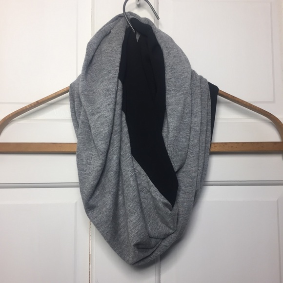Coldwater Creek Accessories - Coldwater Creek elegant infinity scarf. Black/gray Coldwater Creek Accessories - Coldwater Creek elegant infinity scarf. Black/gray